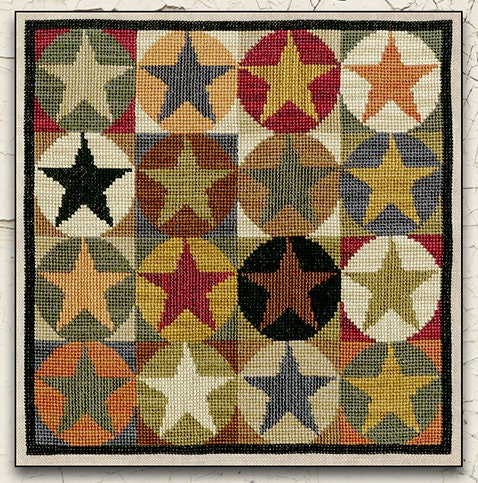 TERESA KOGUT "Star Quilt"  Counted Cross Stitch Pattern  Christmas, Winter, Country, Primitive, Pattern Only