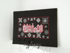 PDF INSTANT DOWNLOAD  My Fanny "Winter Stitching"  Counted Cross Stitch Pattern  City Scape, Christmas, Winter