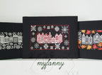 PDF INSTANT DOWNLOAD  My Fanny "Winter Stitching"  Counted Cross Stitch Pattern  City Scape, Christmas, Winter