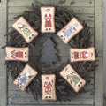 PRAIRIE SCHOOLER "Kris Kringle" - Book No 62  Counted Cross Stitch Pattern  Primitive, Christmas  Santa, Hoffman Reprint, Pattern Only