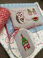 PDF INSTANT DOWNLOAD  My Fanny "Summer Lane"  Counted Cross Stitch Pattern  Summer, Watermellon