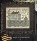 PLUM STREET SAMPLERS "Peace, Love & Purpose" Counted Cross Stitch Pattern, Chart, Americana, Garden, Pattern Only