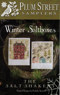 PLUM STREET SAMPLERS "Winter Saltboxes"  Counted Cross Stitch Pattern  The Salt Shakers Series, Paper Pattern