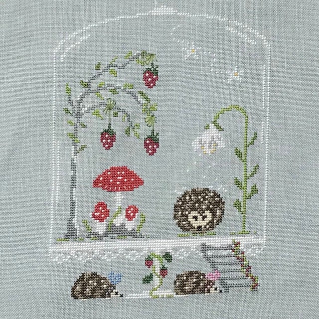 PDF INSTANT DOWNLOAD  My Fanny "Happy Family"  Counted Cross Stitch Pattern  Spring
