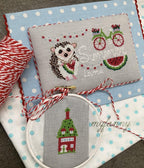 PDF INSTANT DOWNLOAD  My Fanny "Summer Lane"  Counted Cross Stitch Pattern  Summer, Watermellon