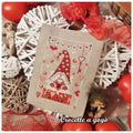 CROCETTE A GOGO "Gnome In Love"  Counted Cross Stitch Pattern  Valentine, Hearts, Love, Key, Paper Pattern