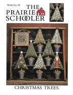 CHRISTMAS TREES By The Prairie Schooler Counted Cross Stitch Pattern, Hoffman Reprint, Chart Book No. 82