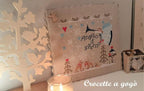 CROCETTE A GOGO "Winter Angel (Angelo d'inverno)"  Counted Cross Stitch Pattern  Winter, Christmas, Snow, Reindeer, Paper Pattern