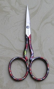 Bohin “Giakarta 3-1/2 Embroidery Scissors - Stain Glass, Made In France