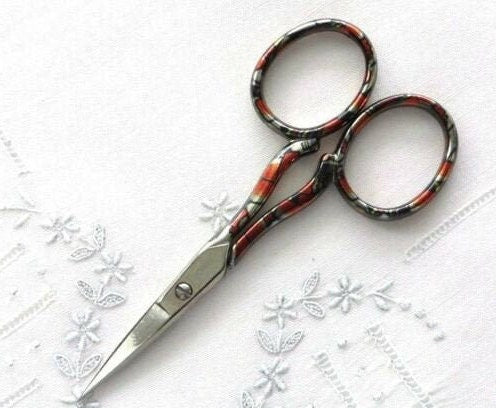 Bohin “Giakarta 3-1/2 Embroidery Scissors - Stain Glass, Made In France