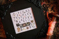 PLUM STREET SAMPLERS "Olga"  Counted Cross Stitch Pattern  Sampler, Cat, Pumpkins, Autumn, Paper Pattern
