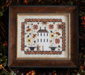 PLUM STREET SAMPLERS "Penny Autumn"  Counted Cross Stitch Pattern  Autumn, Fall, Acorns, Black Birds, Folk, Paper Pattern