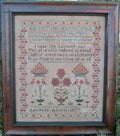 THE SCARLETT HOUSE "Ann Pegg 1877" Counted Cross Stitch Pattern, Sampler, Reproduction, Pattern Only