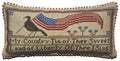 LA~D~DA "My Country" Counted Cross Stitch Pattern, American Flag, Americana, Black Bird, Pattern Only