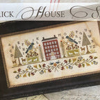 WITH THY NEEDLE & Thread "Brick House Sampler"  Counted Cross Stitch Pattern  Brenda Gervais, Sampler, Pattern Only