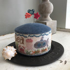 HANDS ON DESIGN "Oh Say Can You Sea" Counted Cross Stitch Pattern & Velveteen Included Plus Pin Set Too!