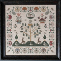 LA~D~DA "Elizabeth Jones Sampler" Counted Cross Stitch Pattern, Reproduction Sampler, Nashville Market 2019 Release, Pattern Only