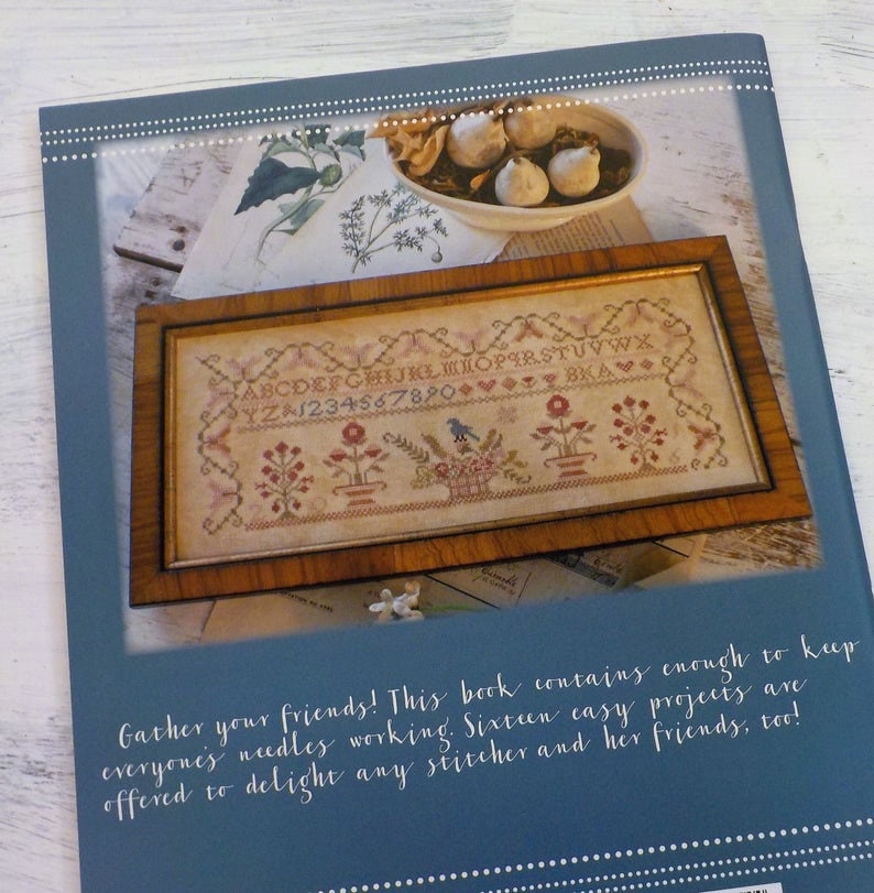 BLACKBIRD DESIGNS "Sewing Club" 16 Projects to Stitch and Sew, Counted Cross Stitch Patterns, Sampler, Pattern Only
