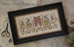 WITH THY NEEDLE & Thread "Brick House Sampler"  Counted Cross Stitch Pattern  Brenda Gervais, Sampler, Pattern Only