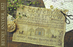 With Thy Needle & Thread "BETSEY SNYDER, 1822" Brenda Gervais, Cross Stitch Pattern, Antique Reproduction, Pattern Only