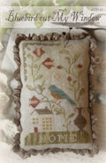 With Thy Needle & Thread "BLUEBIRD out MY WINDOW" Brenda Gervais, Cross Stitch Pattern, Spring, Home, Birds of Summer, Pattern Only