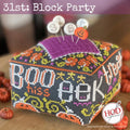 HANDS ON DESIGN "31st: Block Party" Counted Cross Stitch Pattern, Includes Wool + Handcrafted Pins too!, 2021 Needlework Expo