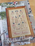 BLACKBIRD DESIGNS "Mother's Garden" Counted Cross Stitch Pattern, Sampler, Honor Your Mom, Pattern Only
