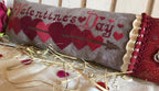 ROVARIS "Valentine's Day" Counted Cross Stitch Pattern (Includes Charm Too!), Hearts, Arrow, Paper Pattern