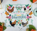 TINY MODERNIST "Your Own Kind Of Beautiful" Counted Cross Stitch Pattern at Kingsland Needle Art, Pattern Only