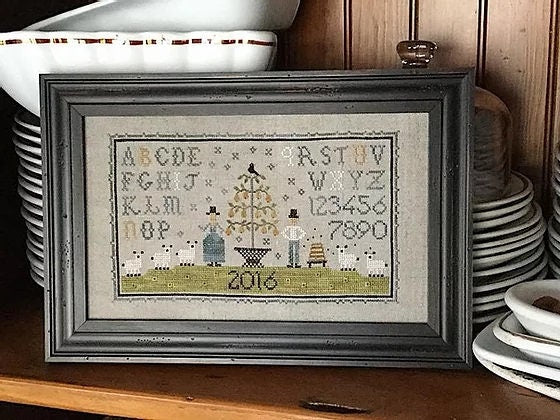CHESSIE & ME "Pear Tree Sampler" Counted Cross Stitch Pattern,