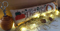 ROVARIS "Thankful" Counted Cross Stitch Pattern (Includes Charm Too!), Thanksgiving, Autumn, Turkey, Pumpkins, Paper Pattern