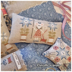 CROCETTE A GOGO "Keep Calm & Cross Stitch" Counted Cross Stitch Pattern, Mice, Scissors, Mouse House, Paper Pattern