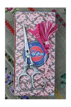 MAISON SAJOU SCISSORS  Eiffel Tower Scissors with Pink Tassel  Handmade in France  Size: 4"  Flowered Box  Kingsland Needle Art