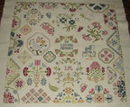 AuryTM "A Sampler For My Mother - Quaker Style" Counted Cross Stitch Pattern