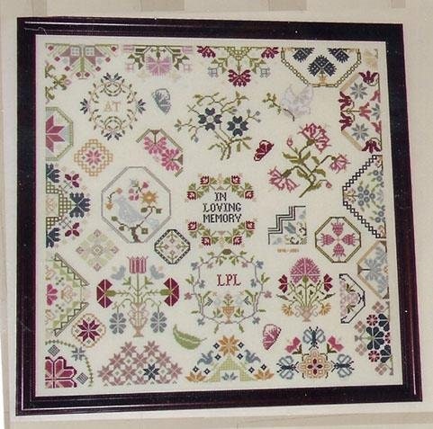 AuryTM "A Sampler For My Mother - Quaker Style" Counted Cross Stitch Pattern