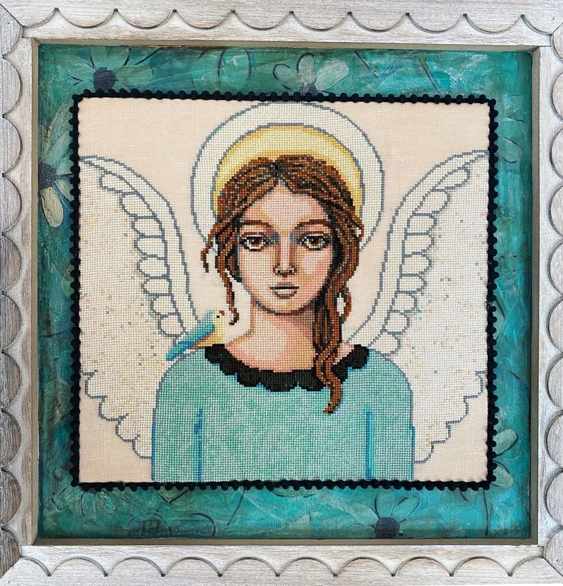 TERESA KOGUT "Peacemaker"  Counted Cross Stitch Pattern  Work of Heart, folk art, Pattern Only