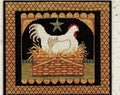 TERESA KOGUT "Prim Hen in Basket"  Counted Cross Stitch Pattern  Nesting Hen, Country Basket, Chicken, folk art, Pattern Only