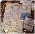 CROCETTE A GOGO "Keep Calm & Cross Stitch" Counted Cross Stitch Pattern, Mice, Scissors, Mouse House, Paper Pattern