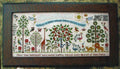PLUM STREET SAMPLERS "Paradise Lost"  Counted Cross Stitch Pattern  Angel, Bible, Garden of Eden, Paper Pattern