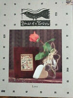 BIRDS OF A FEATHER "Love" Counted Cross Stitch Pattern, Love, Valentine's Day, Paper Pattern