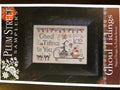 PLUM STREET SAMPLERS "Ghoul Tidings"  Counted Cross Stitch Pattern Witch, Halloween, Black Cats, Pumpkin, 1692, Paper Pattern