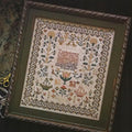 PLUM STREET ANTIQUES "Elizabeth Sarah Oliver 1842" Counted Cross Stitch Pattern, Reproduction, Sampler, Paper Pattern