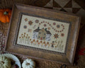 PLUM STREET SAMPLERS "Cinnamon Stars"  Counted Cross Stitch Pattern   Autumn, Pumpkins, Scarecrow, Sunflowers, Farmhouse, Paper Pattern