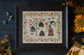 PLUM STREET SAMPLERS "Harvest Keeper"  Counted Cross Stitch Pattern  Witch, Halloween, Autumn, Fall, Paper Pattern
