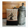 THREADWORK PRIMITIVES "Enchanted Crow", Counted Cross Stitch Pattern, Halloween, Witch Hat, Pattern Only