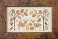 PLUM STREET SAMPLERS "Deer Friends"  Counted Cross Stitch Pattern  Autumn, Fall, Pumpkins, Foliage, Black Crows, Paper Pattern