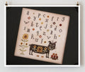 PLUM STREET SAMPLERS "Boris"  Counted Cross Stitch Pattern  Sampler, Olga Companion, Alphabet, Paper Pattern