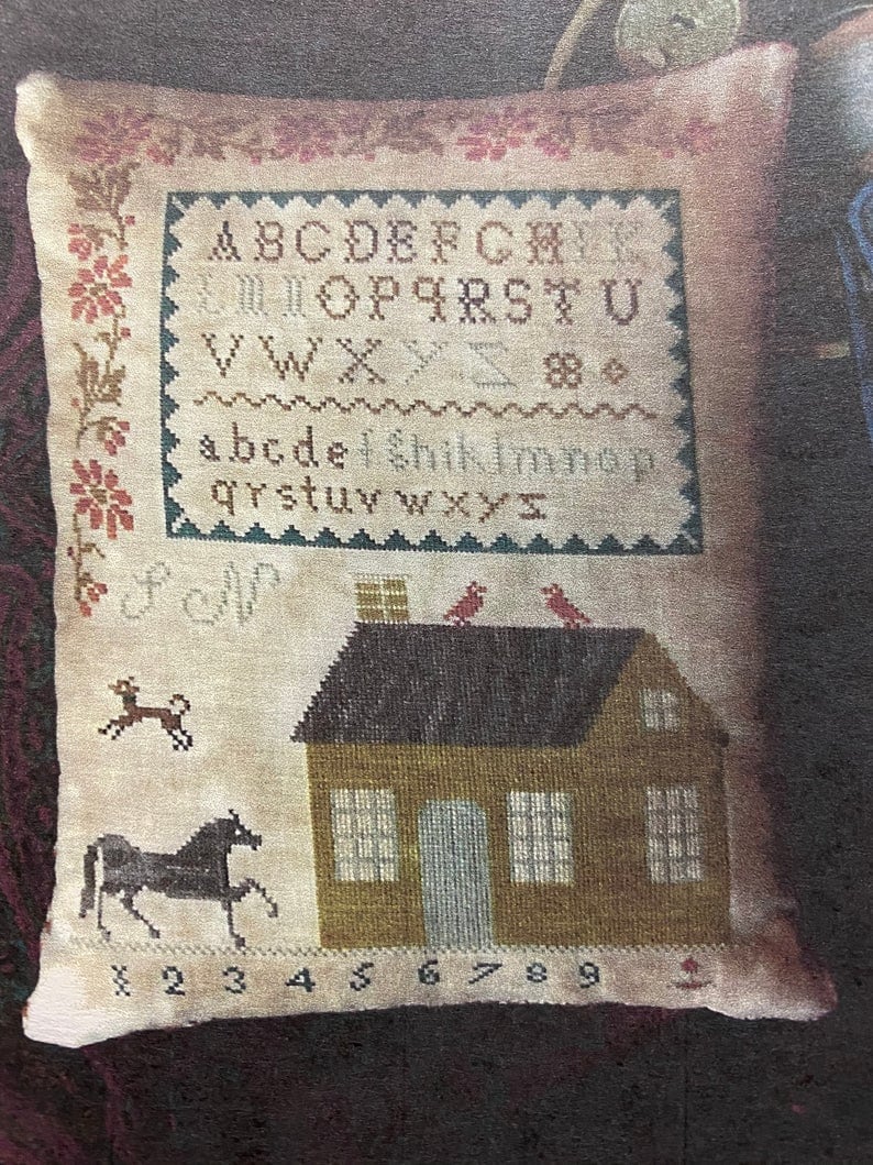 STACY NASH PRIMITIVES "Butternut Tavern" Counted Cross Stitch Pattern, Horse, Sampler, Alphabet, Chart, Pattern Only