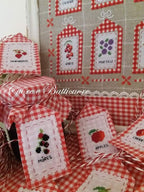 CUORE E BATTICUORE "Pane, Burro e Marmellata (Bread Butter and Jam)"  Counted Cross Stitch Pattern  Pattern Pattern