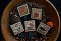 PLUM STREET SAMPLERS "Stranded Jacks"  Counted Cross Stitch Pattern  Sea Halloween, Mermaid, Whale, Pumpkin, Paper Pattern